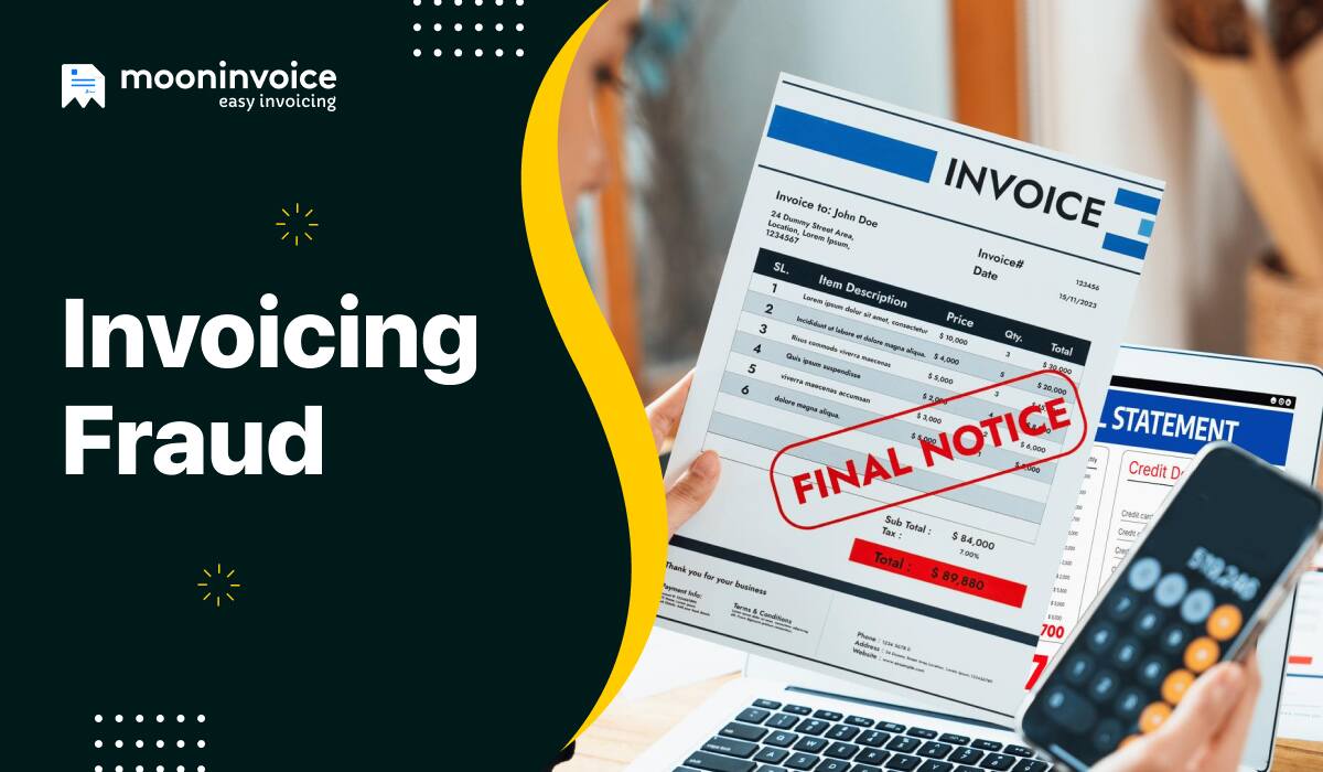 These fraudulent invoices